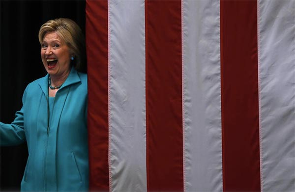 Hillary Clinton is our president